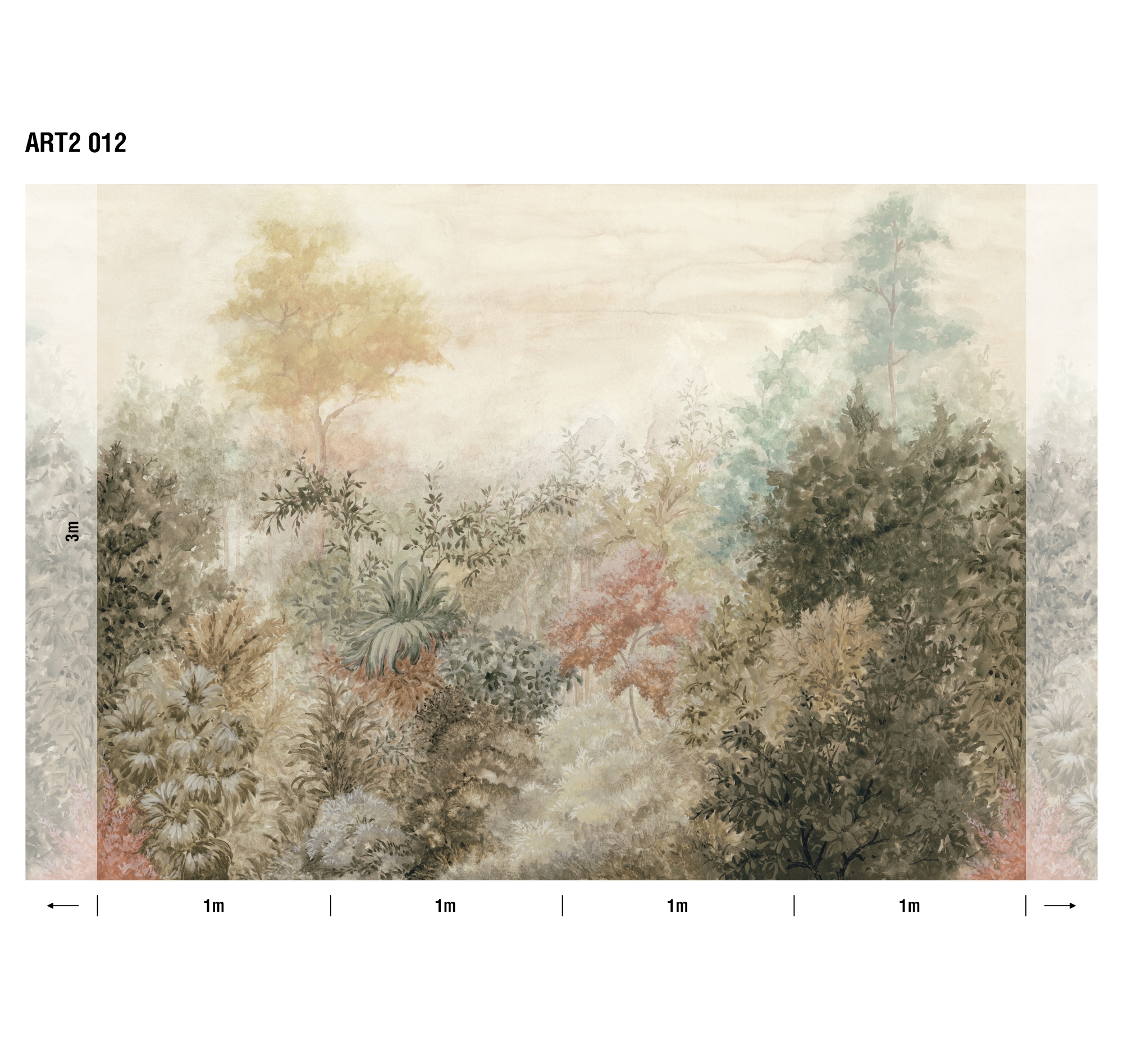 Панно Loymina Пейзаж Южный лес ART2 012 3×4